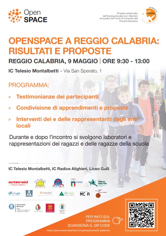 Locandina OpenSpace a Reggio Calabria il 9 maggio 2022